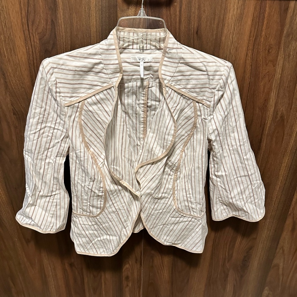 Metro 7 Striped Blazer, Size 6
